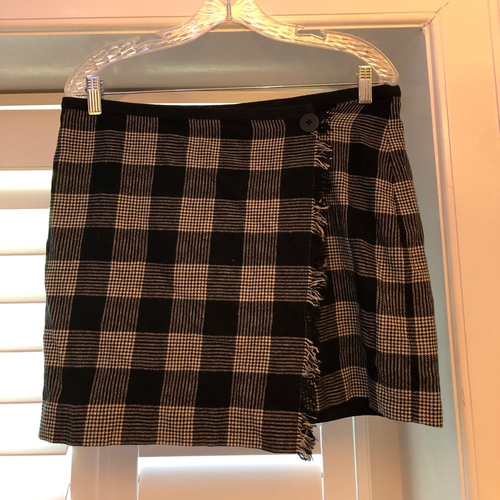 Unworn Madewell skirt with layered front size 12